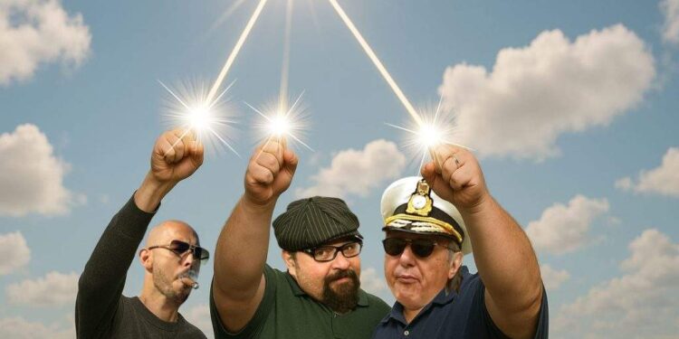 Nicuşor e pa! Tate, Piedone şi Năstase şi-au folosit inelele să îl invoce pe Captain Cocalar