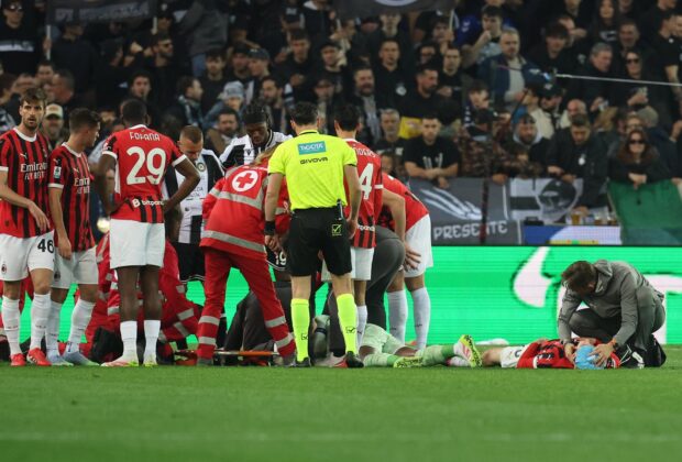 Mike Maignan s-a ciocnit violent cu un coechipier în Udinese