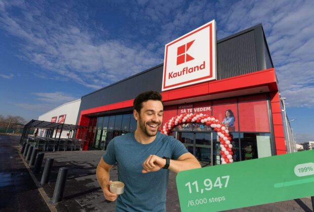 Sportiv! Un român a făcut 12.000 de pași căutând o conservă într-un Kaufland rearanjat