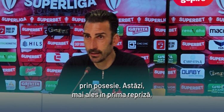 Elias Charalambous, bucuros pentru punctele obținute din Derby de România: „A fost un meci foarte dificil pentru noi, mai ales atunci când echipa adversă marchează prima!”