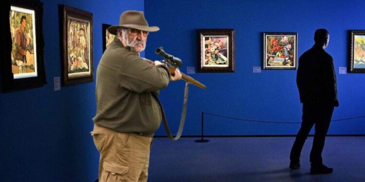 Şoc în lumea artei. Ţiriac s-a dus la Art Safari şi a împuşcat tablourile
