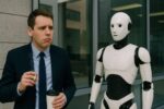 Un corporatist înlocuit de un robot la job nu înțelege de ce ăla nu ia pauze de țigară