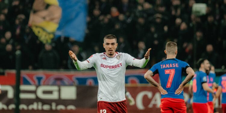 SuperLiga: Spectacol total pe Arena Națională. Remiză cu 6 goluri între FCSB și Rapid