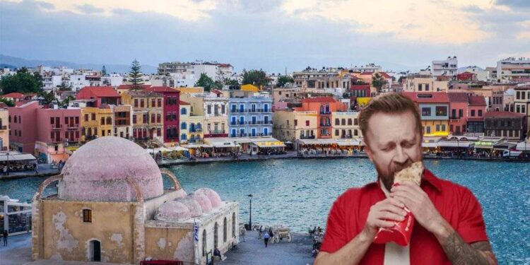 Un turist român a vizitat toată insula Creta în căutarea unei șaorme decente