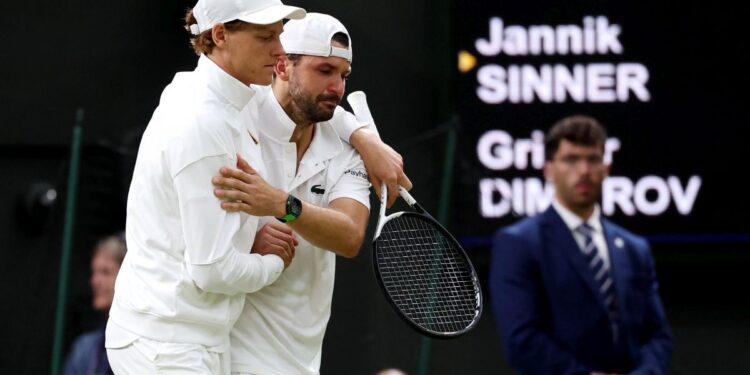 Ghinion teribil pentru Grigor Dimitrov! L-a condus cu 2-0 la seturi pe liderul mondial, dar a fost nevoit să abandoneze