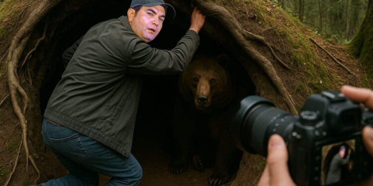 De asta s-au înmulțit urșii! Cristi Borcea, surprins de paparazzi intrând într-un bârlog