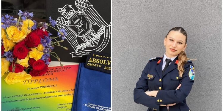 Visul Ruxandrei, admisă cu cea mai mare medie la Academia Forțelor Aeriene. „Vreau să dau meditații copiilor bolnavi”