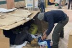Homeless amendat după ce și-a demolat ilegal cutia de carton în care locuia