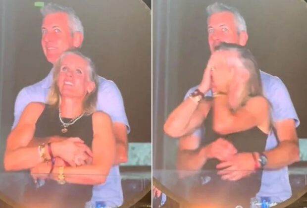 VIDEO „Festival” de meme-uri și glume în online după momentul viral de la concertul Coldplay cu CEO-ul îmbrățișat cu o colegă