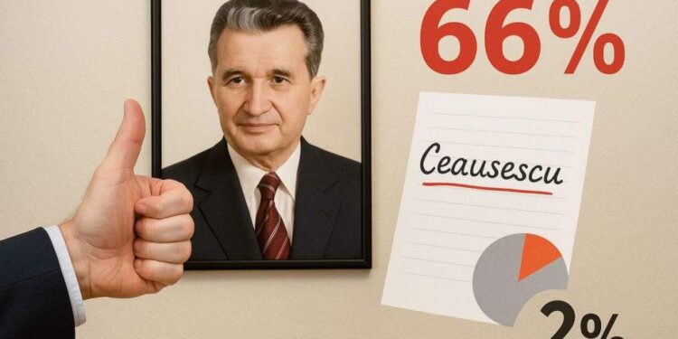 66% dintre români îl apreciază pe Ceaușescu, dar sub 2% dintre ei știu să-i scrie numele corect