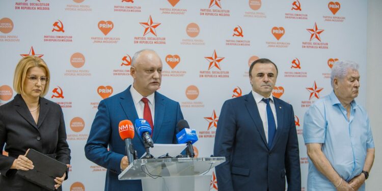 Mai multe formațiuni pro-Kremlin au format o alianță electorală pentru alegerile parlamentare din Republica Moldova.