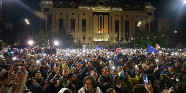 Protestarii pro-europeni din Georgia, condamnați la închisoare. Represiunea împotriva opoziției se intensifică