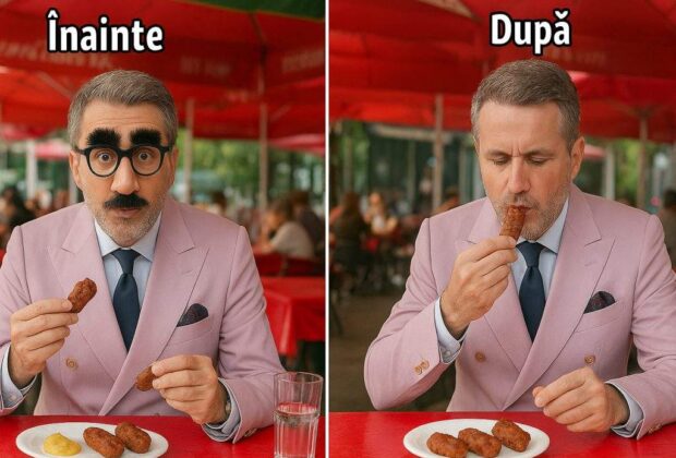 Chiar a divorţat! Andi Moisescu, văzut la mici la Obor fără ochelarii cu nas şi mustaţă