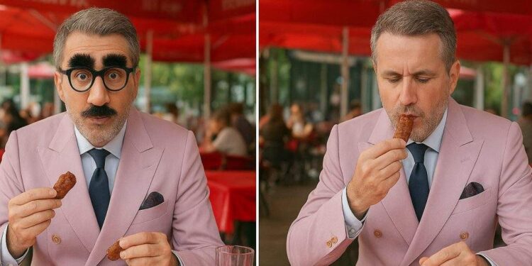 Chiar a divorţat! Andi Moisescu, văzut la mici la Obor fără ochelarii cu nas şi mustaţă