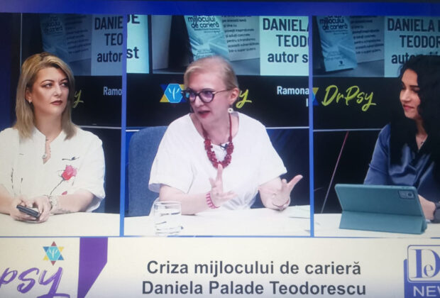 Psihologia Carierei, subiectul săptămânii la DrPsy. Jurnalista Daniela Palade Teodorescu, invitata Ramonei A. Dumitru