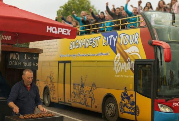 Ţeapă totală. Autobuzul turistic din Bucureşti nu opreşte nici la mici, nici la şaorma