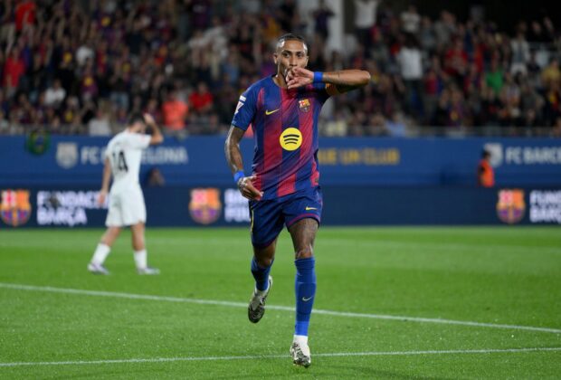 „Pedepsitul” Raphinha i-a dat replica lui Hansi Flick » Brazilianul a fost la înălțime în „setul alb” reușit de Barcelona cu Valencia