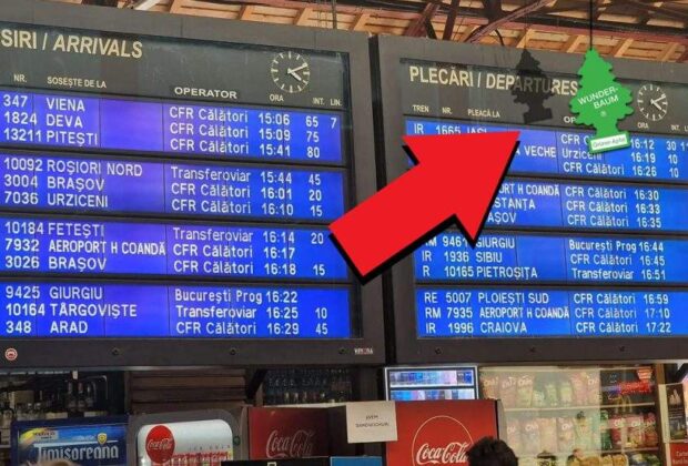 Gara de Nord, prima îmbunătăţire după 30 de ani: s-a agăţat un odorizant în tavan