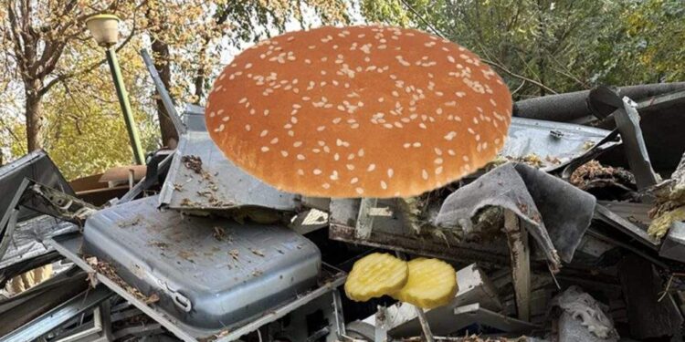 Mai valoros decât burgerul cu foiţă de aur! A apărut burgerul cu 60 de kg de fier vechi