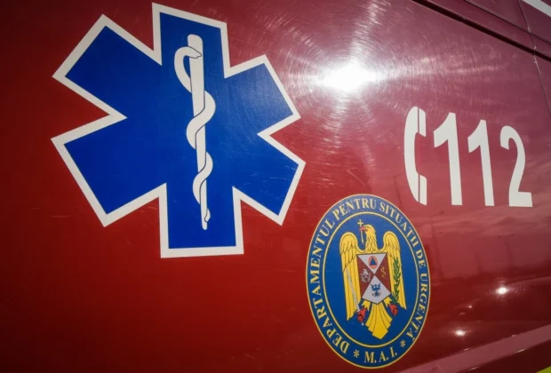Accident pe un drum județean din Sibiu: persoană resuscitată