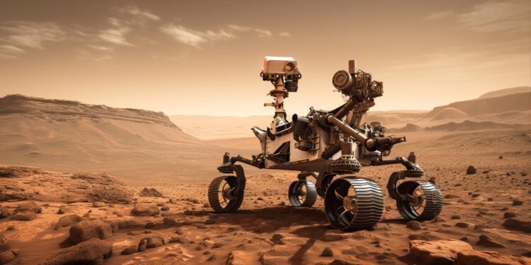 FOTO Ce a fotografiat Roverul Perseverance pe Marte, în premieră: O dâră de lumină lasă loc de interpretări