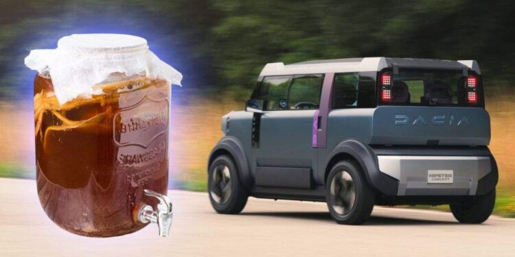 Noi detalii despre Dacia Hipster! Are primul motor din lume care merge cu kombucha