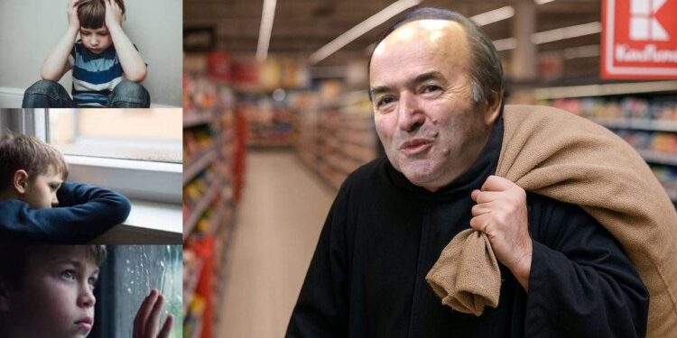 Copii în lacrimi la Kaufland: “A venit Tudorel Toader cu pensia specială şi a luat toţi ştrumfii”