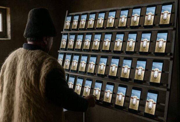 Fermele de boţi sunt nimic! Un sibian are o stână de boţi cu peste 3000 de conturi false de oi