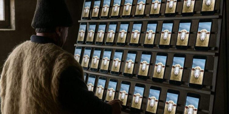 Fermele de boţi sunt nimic! Un sibian are o stână de boţi cu peste 3000 de conturi false de oi