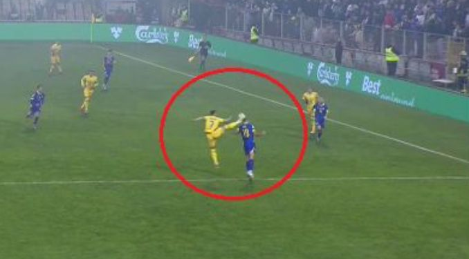 Avem imagini! Cum arată fruntea lui Nikola Katic după lovitura brutală primită de la Denis Drăguș