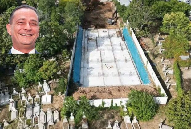 Daniel Băluță promite că blocul nu va fi lângă morminte, că va face o parcare peste ele