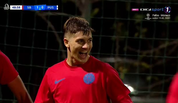 Ce transfer inspirat a făcut Gigi Becali! Alex Stoian, gol superb pentru FCSB în UEFA Youth League