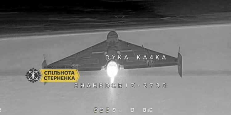 Ucrainenii au doborât o Shahed înarmată cu o rachetă aer-aer cu ajutorul dronei interceptoare Sting