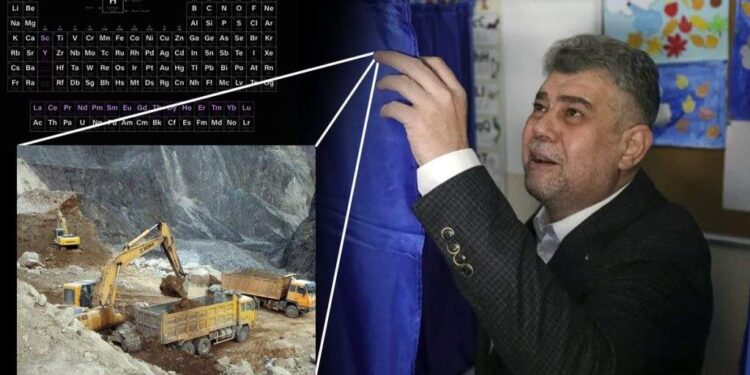 Ne-am scos! Zăcământ important de pământuri rare descoperit sub unghiile lui Ciolacu