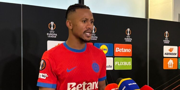 Pericol pentru Ngezana să rateze Cupa Africii?! Cum a apărut fundașul FCSB-ului după victoria cu Feyenoord