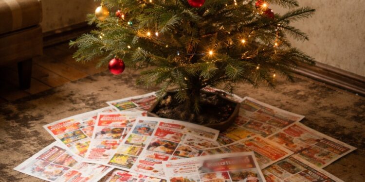 Moșul e sărac! Anul ăsta românii au găsit sub brad doar pliante de la Kaufland