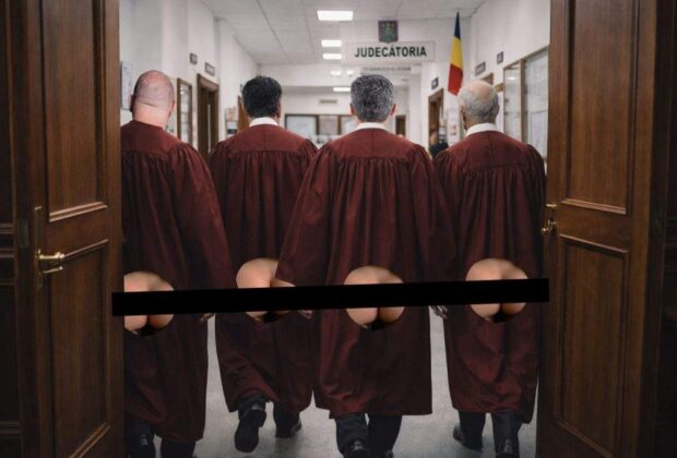 Cei 4 judecători CCR și-au făcut robe speciale, ca să-și arate curul când pleacă din ședințe
