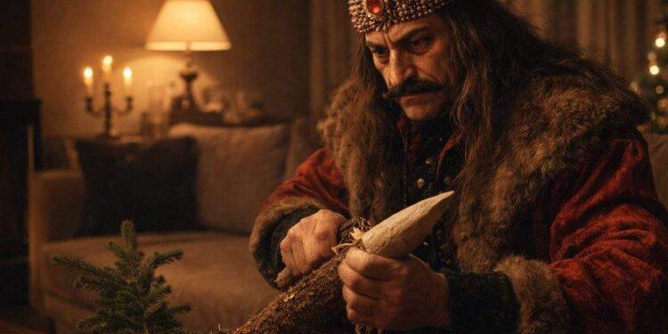 Vlad Ţepeş, pionier al reciclării: În loc să arunci bradul după Crăciun, fă o ţeapă din el!