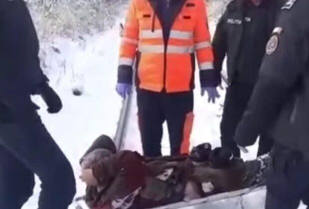 Un bărbat din Arad, găsit pe calea ferată, în stare de hipotermie