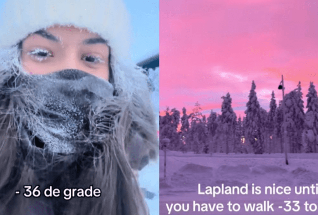 Mii de turiști blocați în Laponia din cauza anulării zborurilor în timpul valului de frig arctic. O româncă se află printre ei