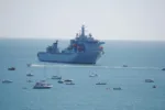Ucraina susține că două nave de transport au fost lovite de drone rusești lângă un port ucrainean