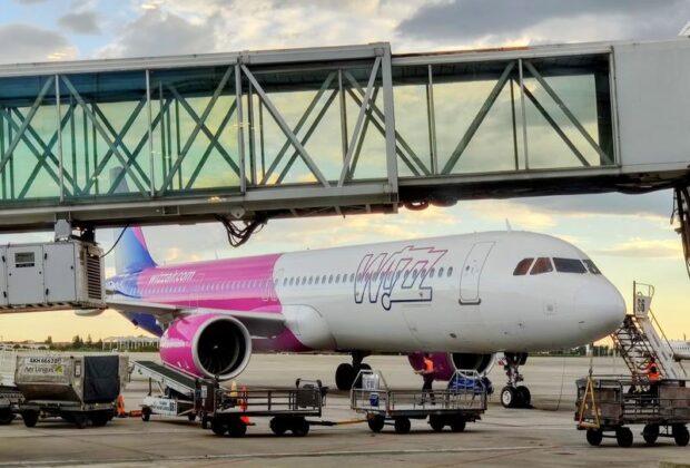 Aeronavă Wizz Air, implicată într-un incident la sol, după aterizarea pe Aeroportul din Sibiu