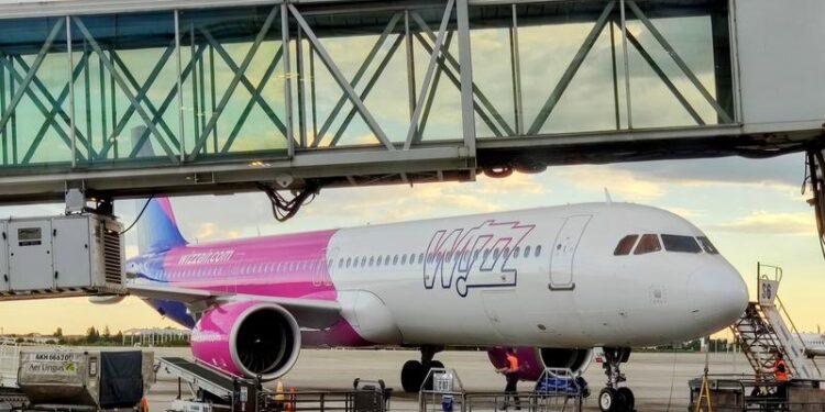 Aeronavă Wizz Air, implicată într-un incident la sol, după aterizarea pe Aeroportul din Sibiu