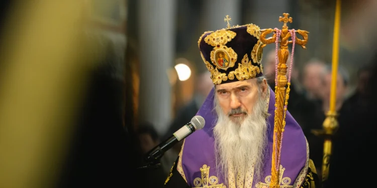 Archbishop of Tomis concelebrates in Jerusalem with Patriarch Theophilos III on the Feast of Theophany