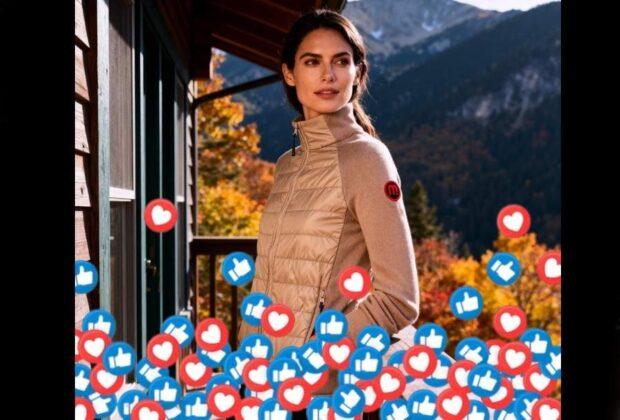 E atât de frig că o geacă are mai mulți followeri pe Instagram decât femeia care o poartă