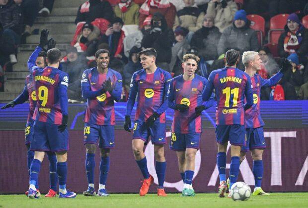 Meci de poveste la Praga! Barcelona se impune după un thriller cu Slavia » Catalanii rămân în lupta pentru primele 8 locuri