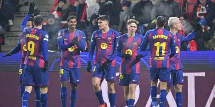 Meci de poveste la Praga! Barcelona se impune după un thriller cu Slavia » Catalanii rămân în lupta pentru primele 8 locuri