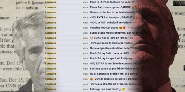 Nici miliardarii nu scapă: din 75.000 de mailuri ale lui Epstein, peste 50% erau spam de la Lensa