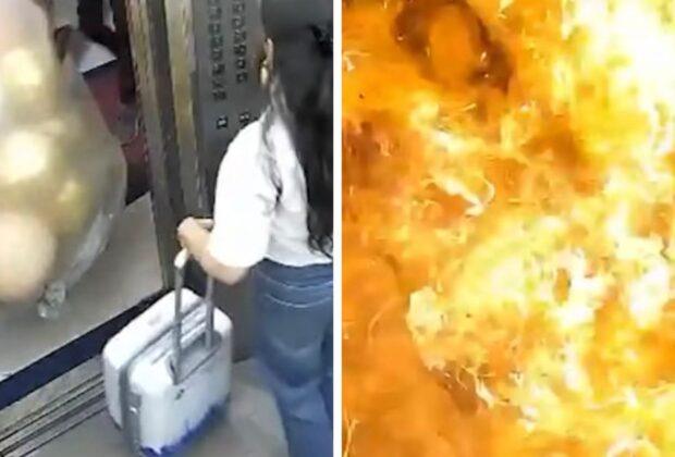 Panică într-un bloc din Mumbai: O duzină de baloane cu hidrogen au explodat într-un lift. Două persoane, transportate la spital