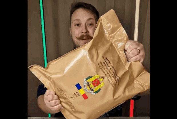 „Cred că un soldat ar spune mulțumesc”. Un vlogger rus prezintă rația individuală de hrană din Armata Română